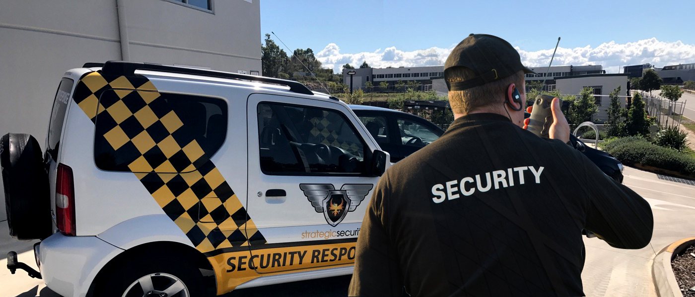 Strategic Security response vehicle and officer